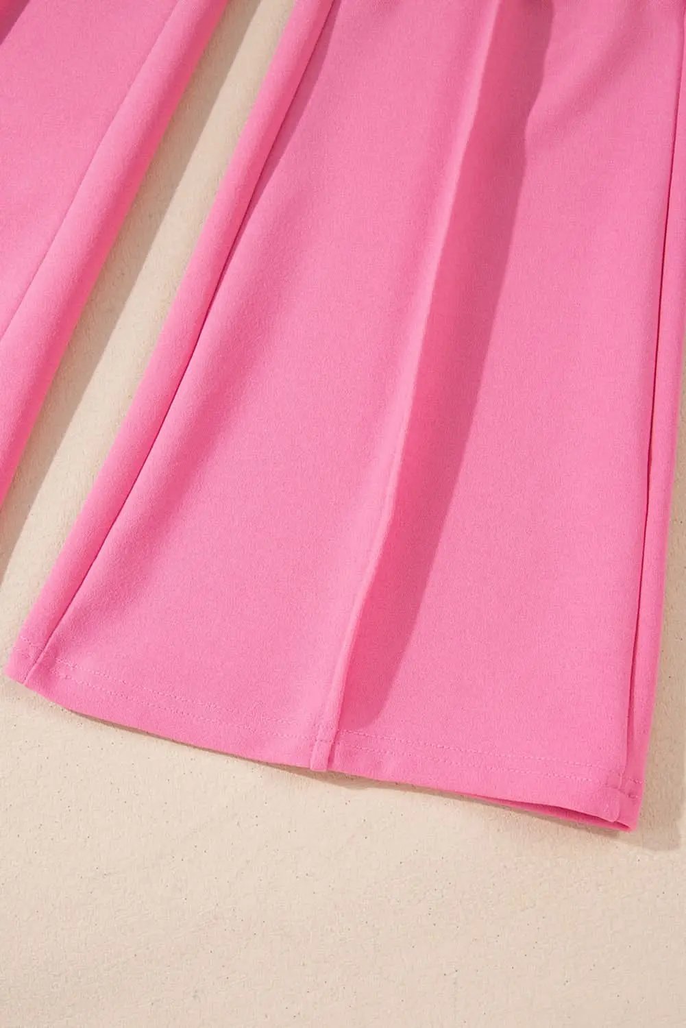Sachet pink high-waisted flares - Love Salve